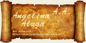 Angelina Aluga vizit kartica